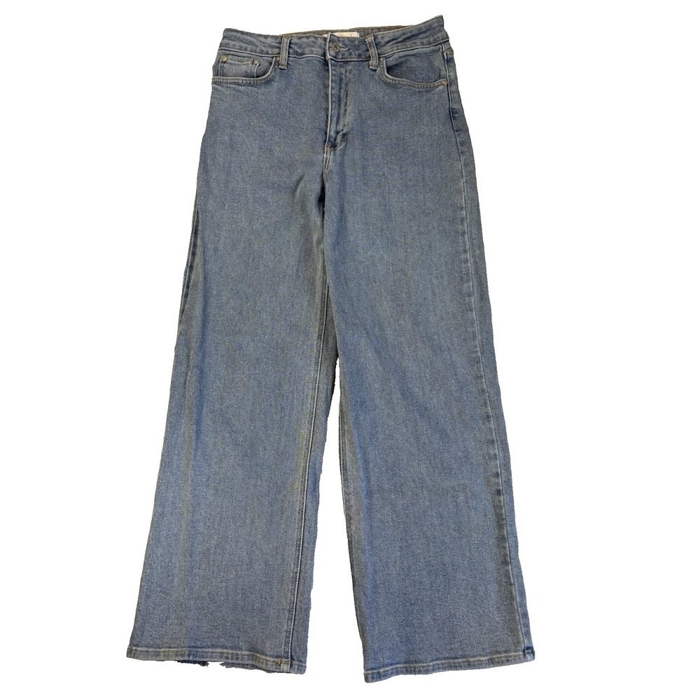 Just Black Denim Women's 31 Jeans High Rise Wide Leg Baggy Urban Streetwear USA